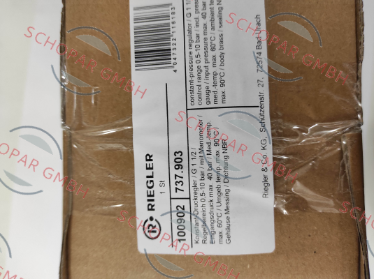 Riegler-P/N: 100902 Type: 737.903