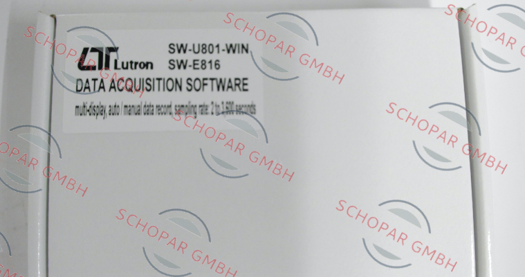 Lutron-Data acquisition software LUTRON U801 WIN- E816