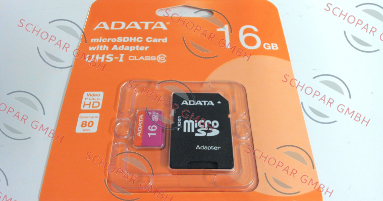 Lutron-MicroSDHC card 16 GB with adapter