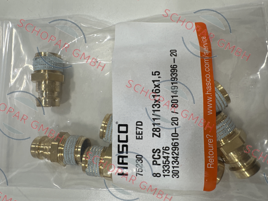 Hasco-Z811 13x16x1,5