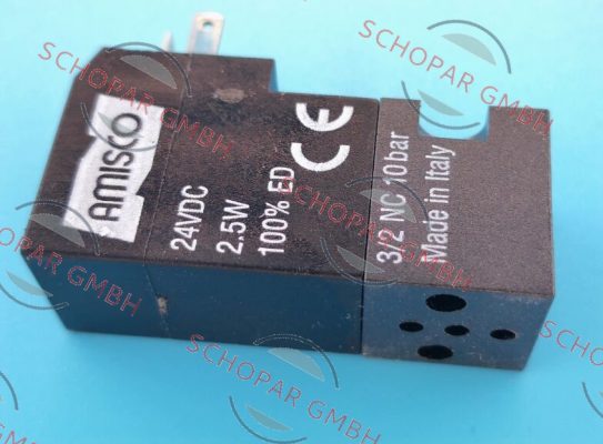 Amisco-3/2NC 10bar 24VDC 2.5W 100%ED