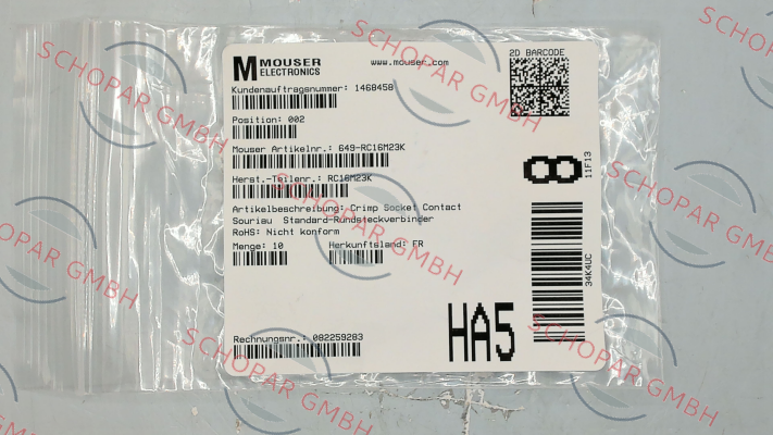 Souriau-RC16M23K