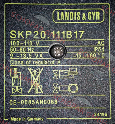 Siemens (Landis Gyr)-SKP20.111B17 obsolete, replacement SKP25.001 E1 