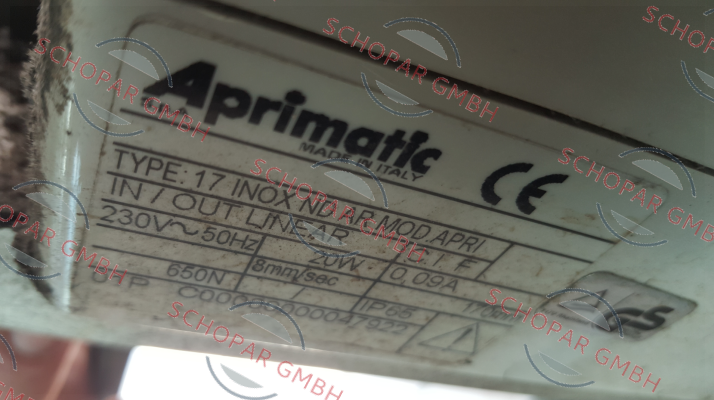 Aprimatic-ACTUATOR APRI 17-C.170 230V (ND) (43571/001)