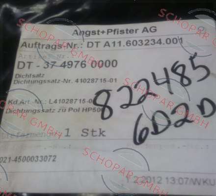 Angst-Pfister-37.4976.0000 - OEM