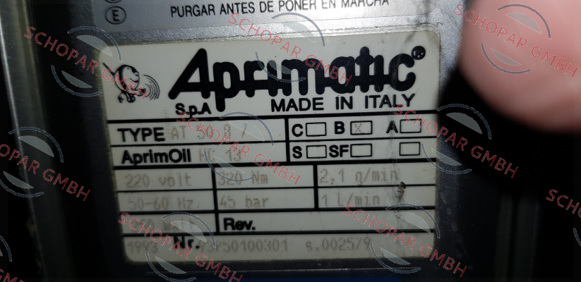 Aprimatic-AT50 B7 (41200/005) 