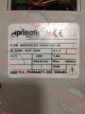 Aprimatic-Apricolor Varia 24V AR