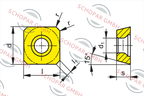 Ceratizit-51 006 020 / 11882514  Type SDHT 1204AESN-R CTCP230