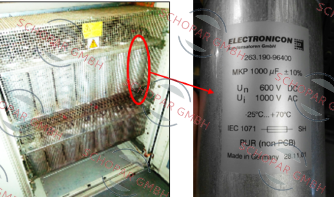 Electronicon-263.190-96400, obsolete replaced by E63.R24-105C20 