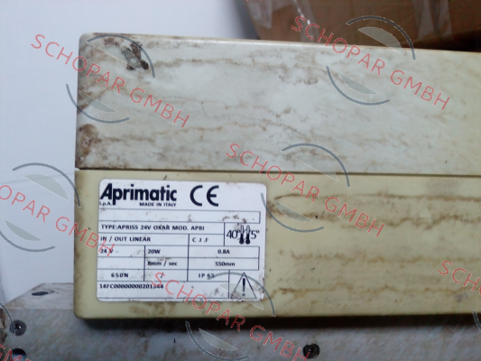 Aprimatic-Type: APRI55 24V OXAR MOD. APRI