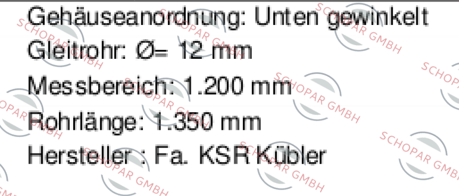 Ksr Kuebler-FFG-BP.20H3OD-DTK48-1200 (10158832)