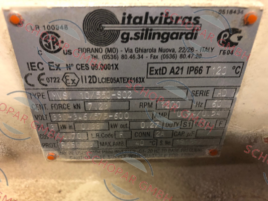 Italvibras-MVSI 10/550-S02