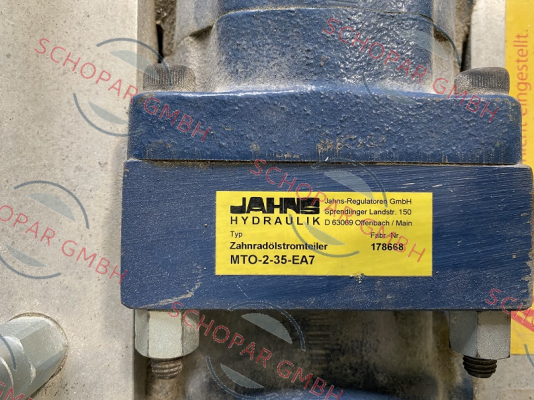 Jahns hydraulik-MTO-2-35-EA7