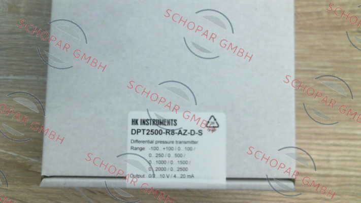 HK INSTRUMENTS-DPT2500-R8-AZ-D-S