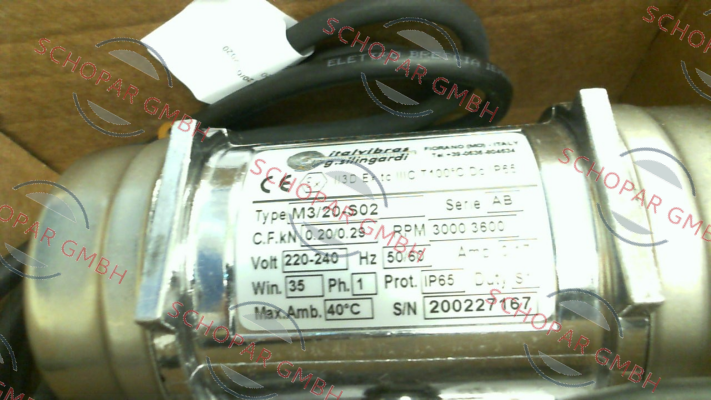 Italvibras-M3/20-S02, 220/240V