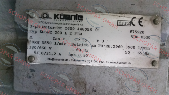 Küenle-2609 448056 01 OEM 