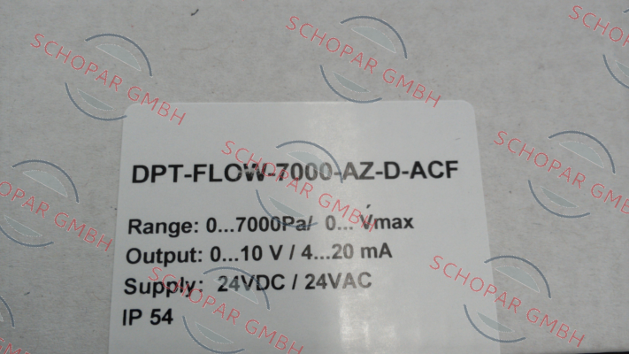 HK INSTRUMENTS-DPT-Flow-7000-AZ-D-ACF