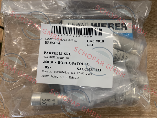 Italweber-P/N: 1441080, Type: Fus CH22 gG 80A 500V
