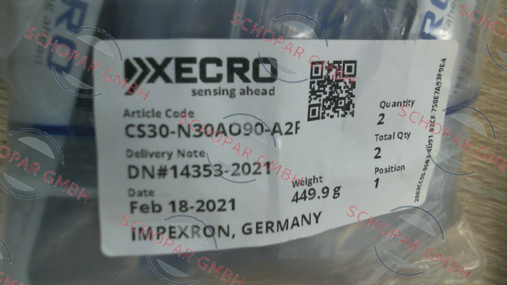 Xecro-CS30-N30AO90-A2P