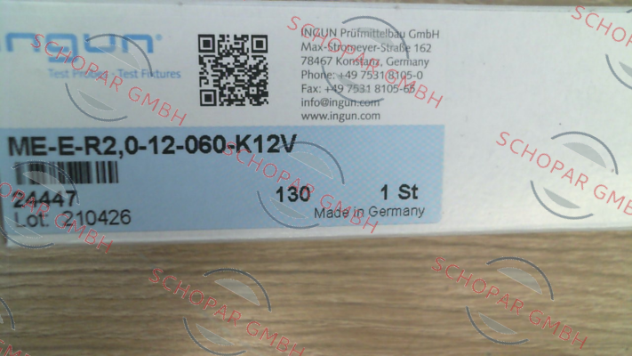 Ingun-24447 (ME-E-R2,0-12-060-K12V)