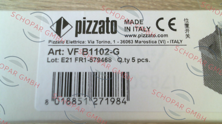 Pizzato Elettrica-VF B1102-G