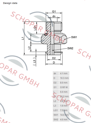 Schmalz-P/N: 10.01.06.02490 Type: SC 040 G1/8-AG
