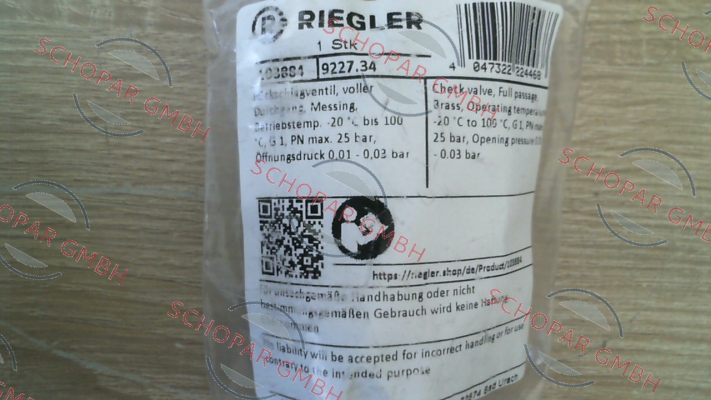Riegler-103884 / 9227.34