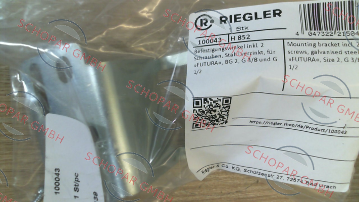 Riegler-100043 / H 852