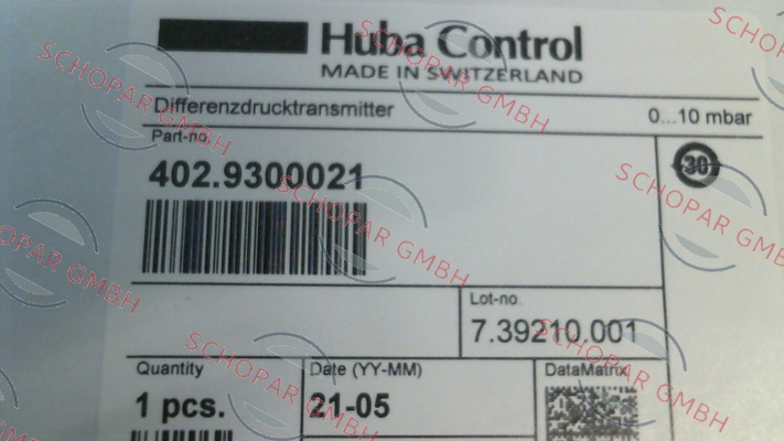 Huba Control-402.9300021