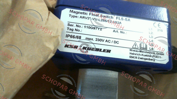 Ksr Kuebler-ARV2"-VU-L255/12-V52A