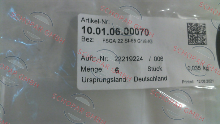 Schmalz-FSGA 22 SI-55 G1/8-IG