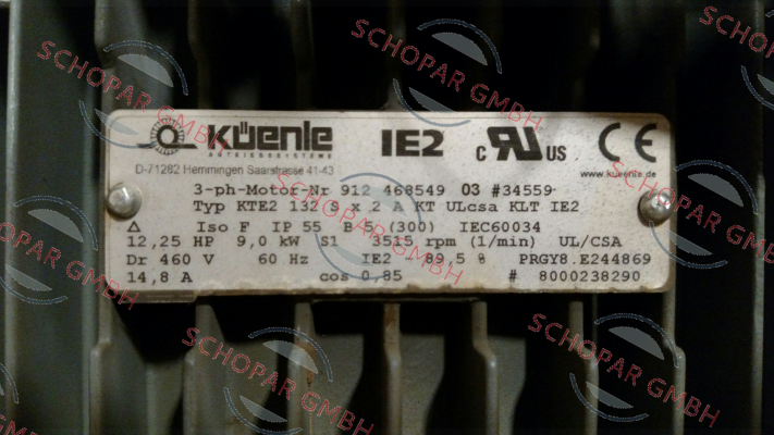 Küenle-KTE2 132 SX2A KT ULcsa KLT IE2