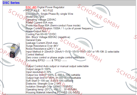 Fotek-DSC-265 - (AC220V) 
