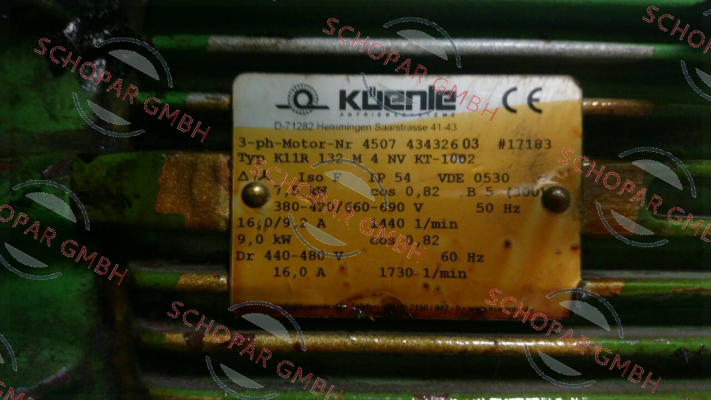 Küenle-K11R  132 M 4 NV KT-1002 oem 