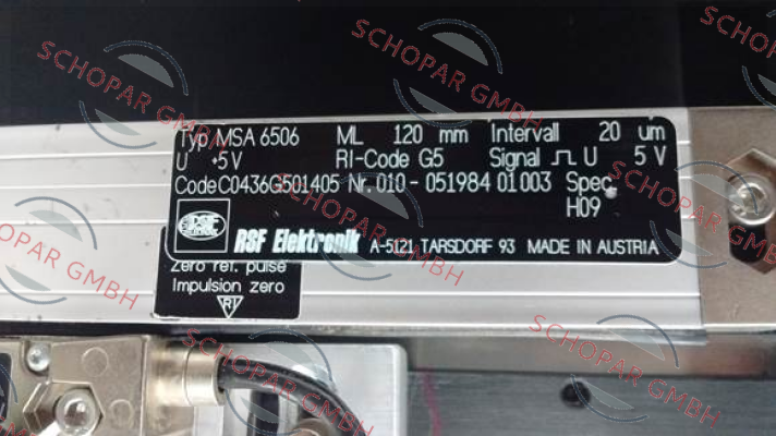 Rsf Elektronik-MSA 6506 obsolete, replacement MSA 650.63