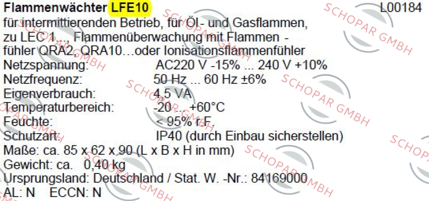 Siemens (Landis Gyr)-LFE10 (L00184)