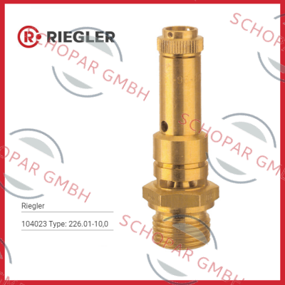 Riegler-104023 Type: 226.01-10,0