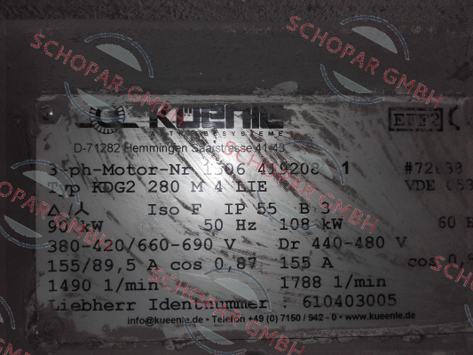 Küenle-1506 419208 oem 