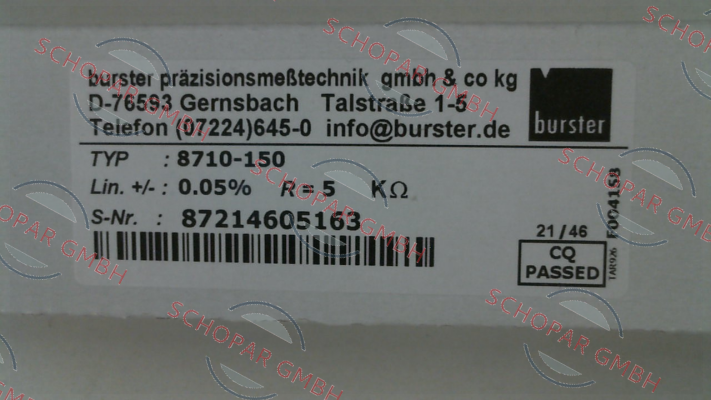 Burster-8710-150