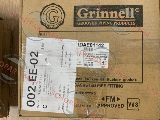 Grinnell-PN 10/16 FIG.71 4" 7280001317