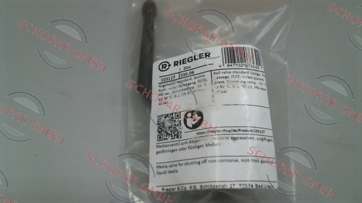 Riegler-P/N: 103127, Type: 330.06
