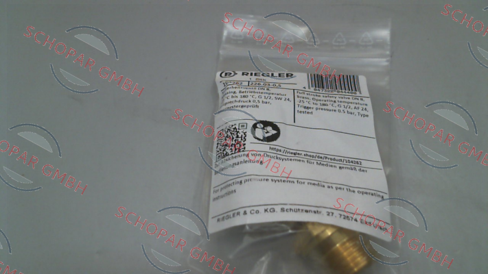 Riegler-P/N: 104262, Type: 226.03-0,5