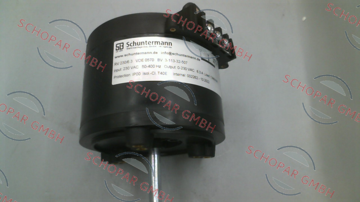 Schuntermann Transformatoren-RV 230/6.3