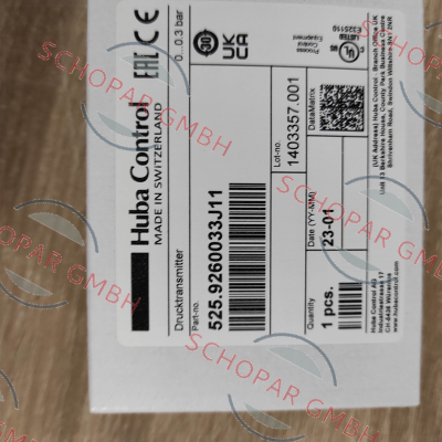 Huba Control-525.9260033J11