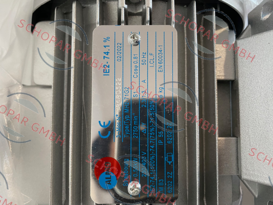 Almo-MOT.71 0,55KW 3000TM 230/400V B3 MH2-71G2-IE2