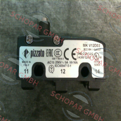 Pizzato Elettrica-MK V12D03