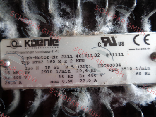 Küenle-2311 461611 02 oem 