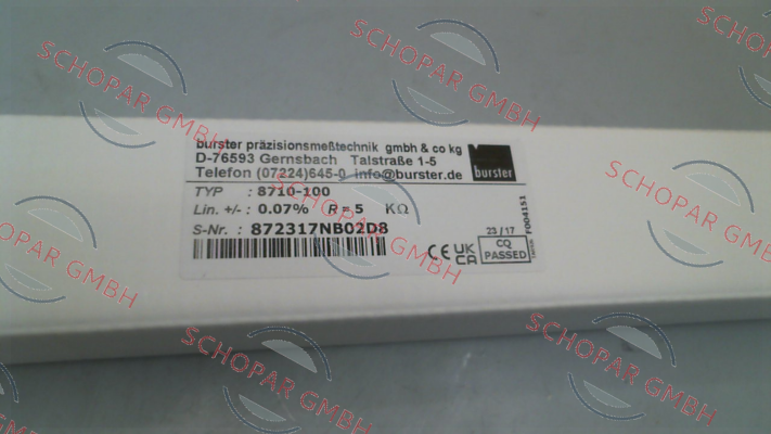 Burster-8710-100