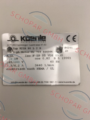 Küenle-K21R 90 L 2 H