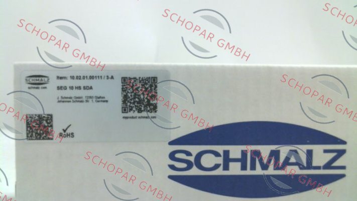 Schmalz-10.02.01.00111 / SEG 10 HS SDA